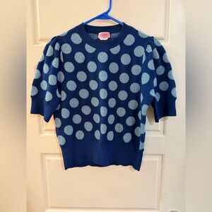 Kate Spade Seaside Dot Riverblue Sweater